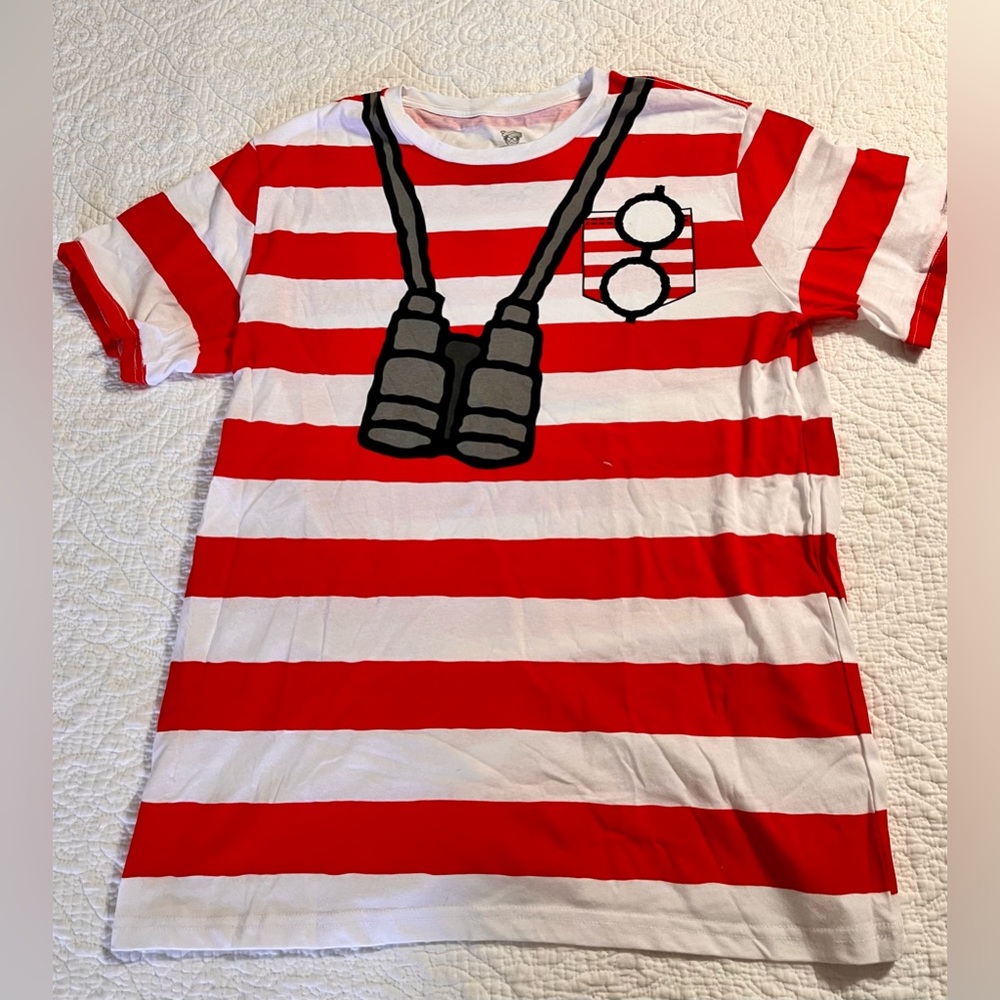 Where’s Waldo Red and White Striped T-Shirt & Toboggan
